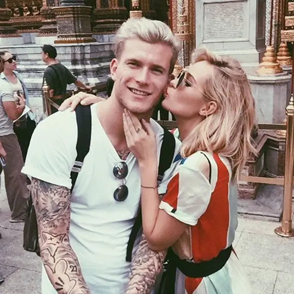 With Tattoos From Wrist To Neck, Loris Karius Enjoys Life With